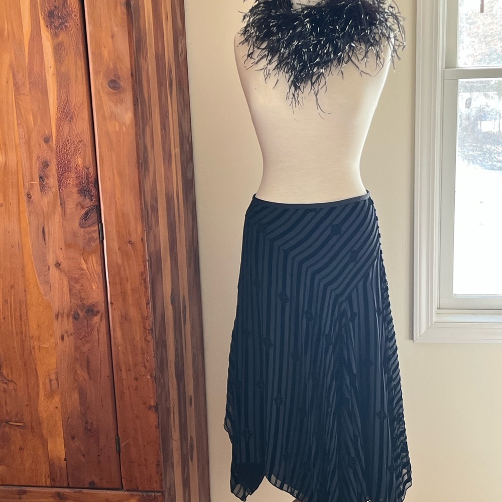 Diane Von Furstenberg Black Asymmetrical Skirt - Picture 6 of 10